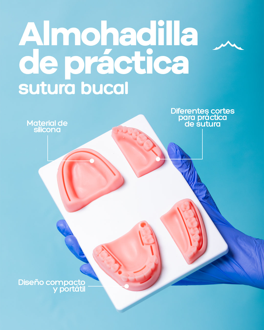 Almohadilla de Práctica de Sutura Bucal