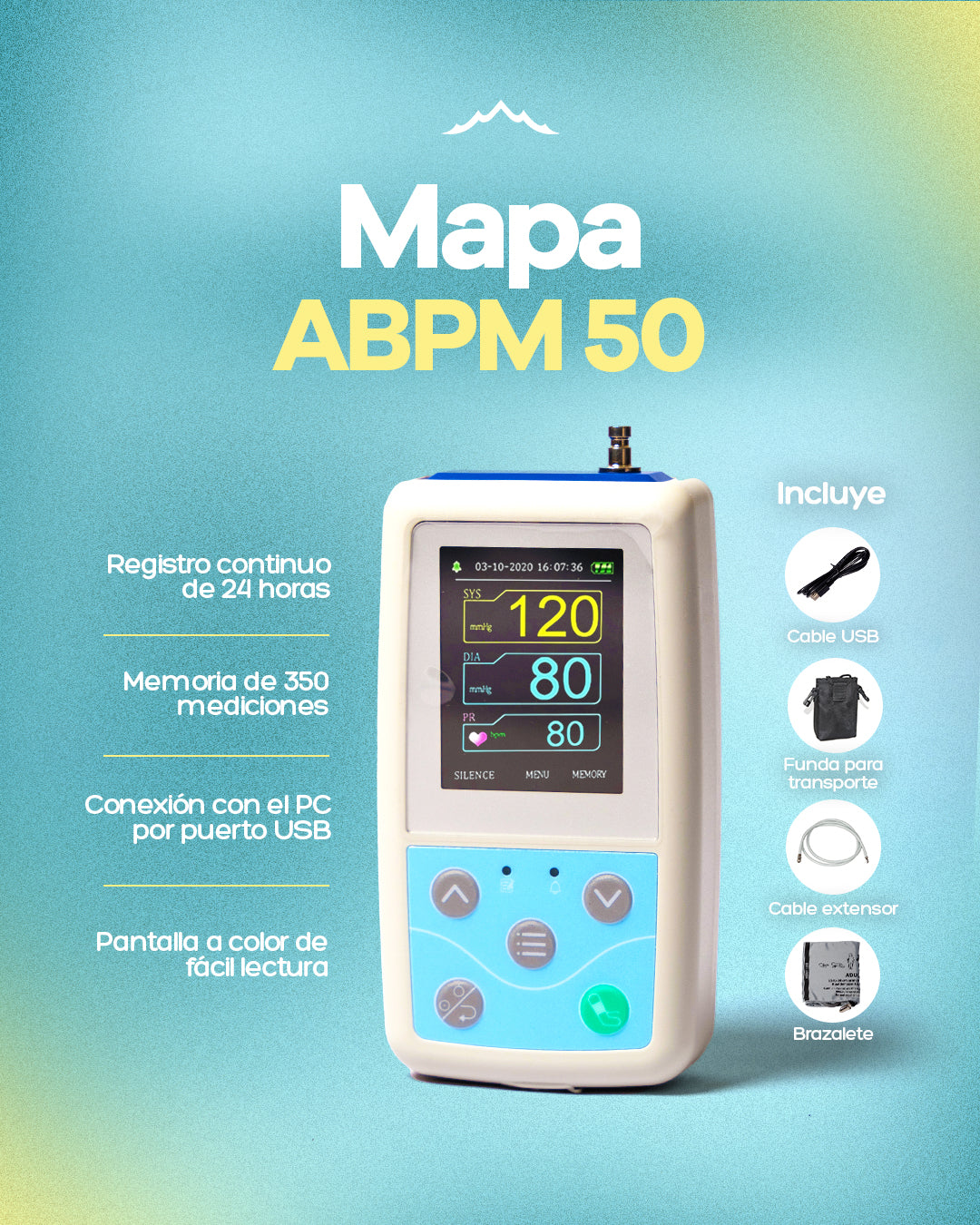 Mapa ABPM 50 CONTEC