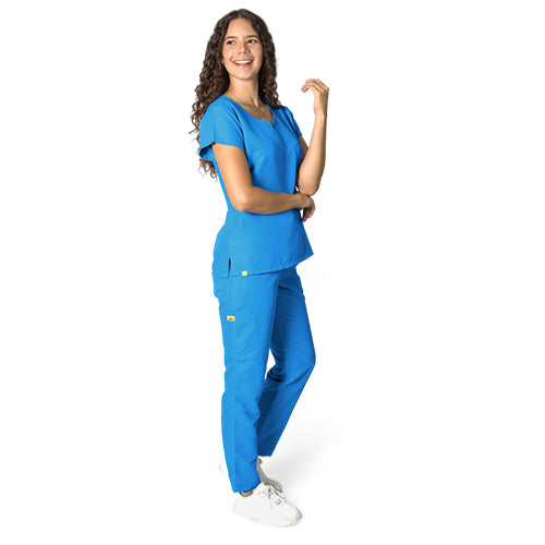 Uniforme Dama Esencial Cuello U Pantalón Clásico